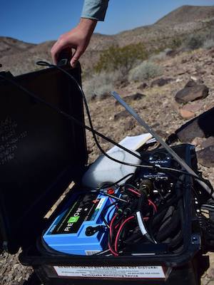 Field Seismometer In Mojave 1